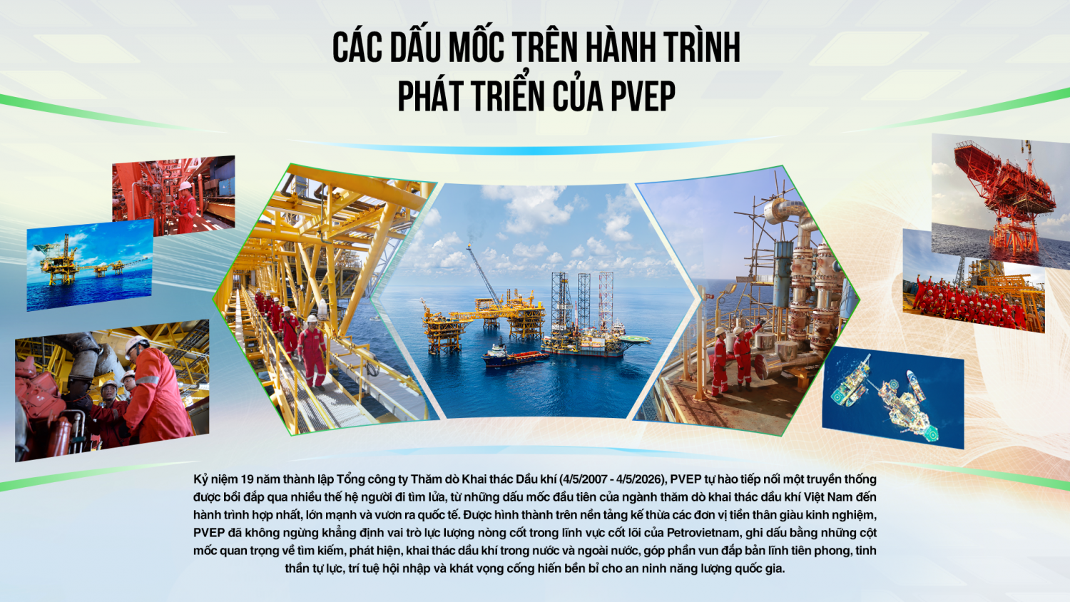 [Infographic] Các dấu mốc trên hành trình phát triển của PVEP