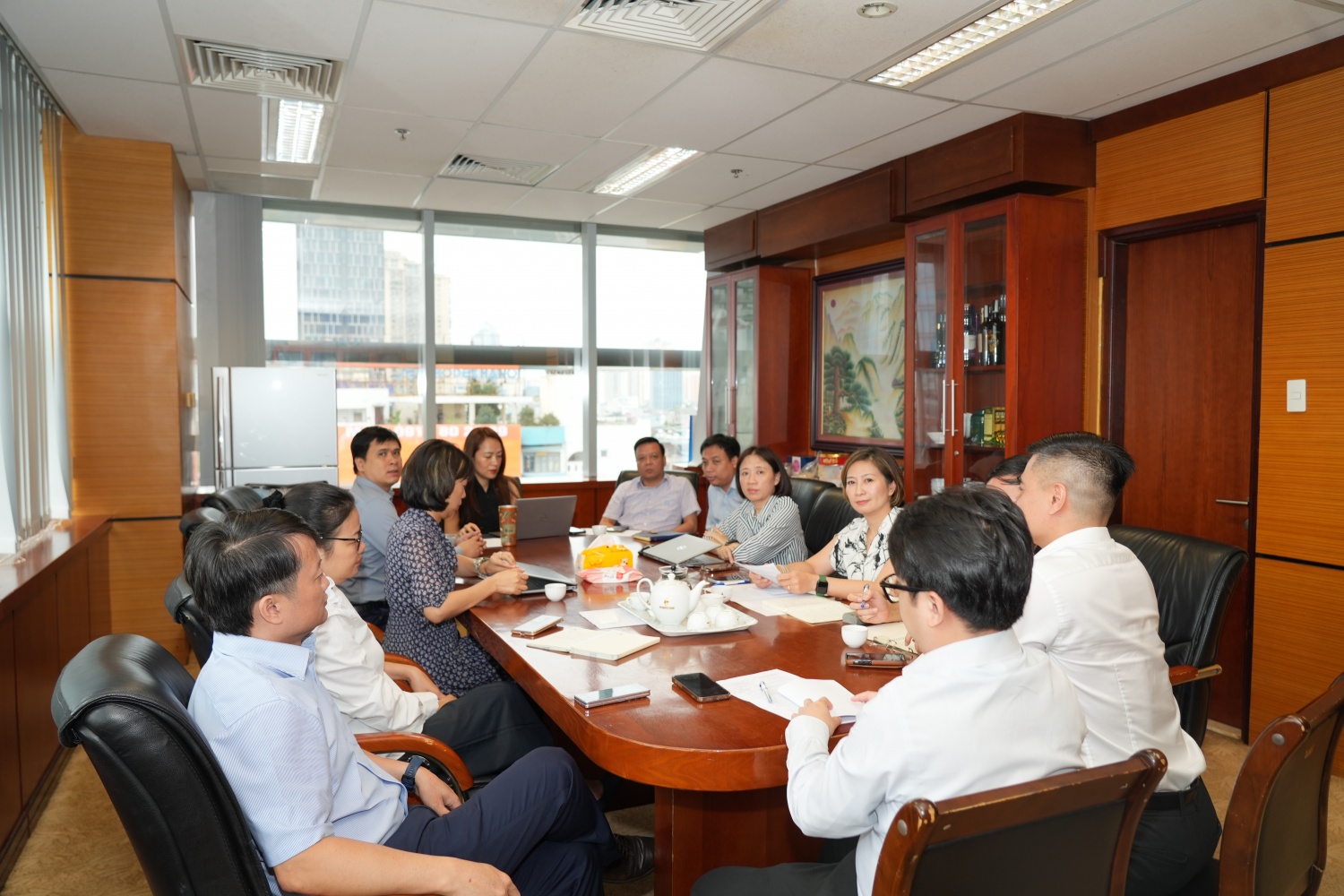 [Chùm ảnh] Đảng bộ Bộ máy QL&ĐH Petrovietnam sinh hoạt chi bộ với chủ đề 