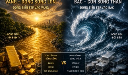 Dòng tiền ETF - cơ chế khuếch đại giá vàng và kim loại quý