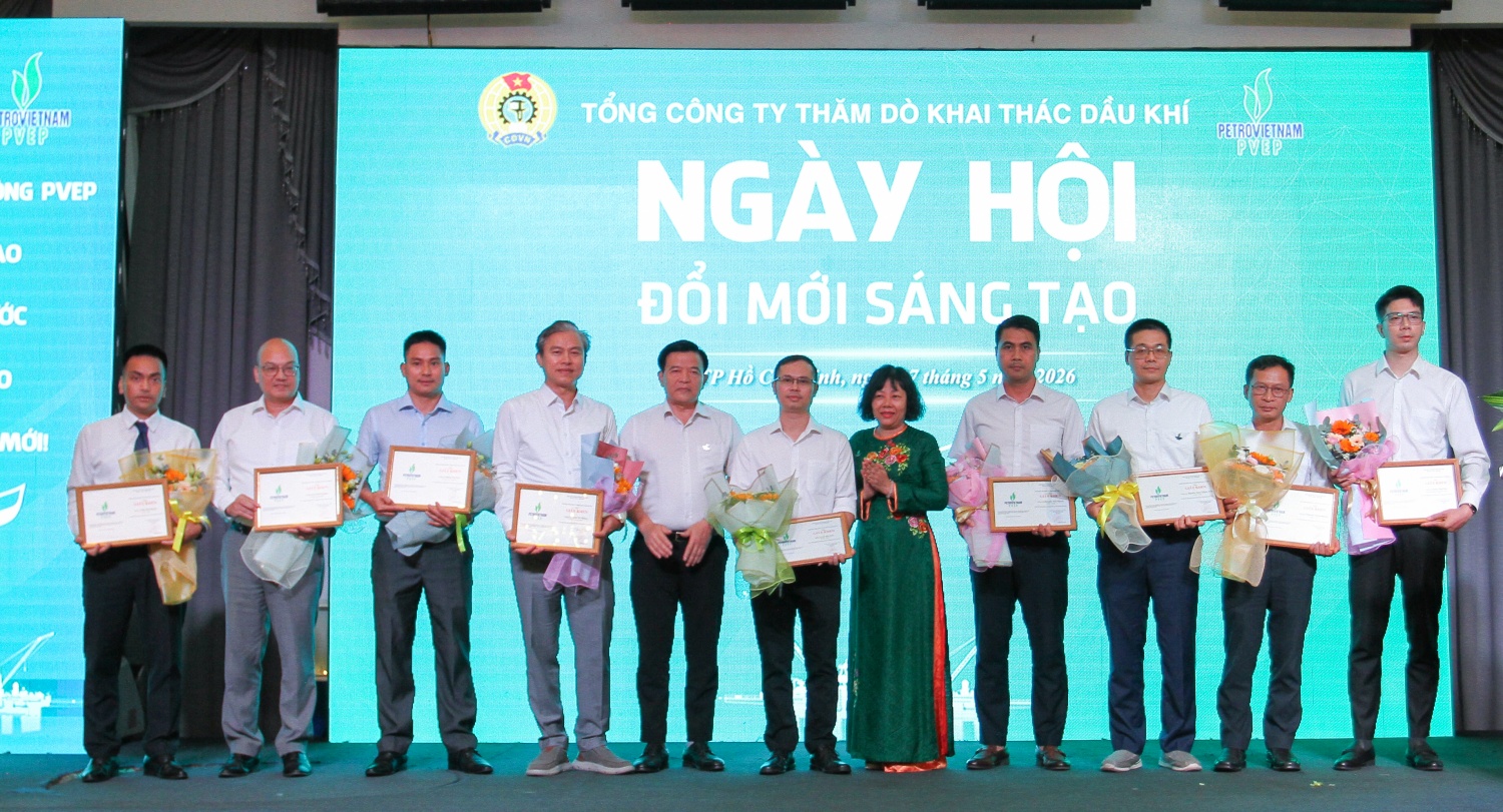 Ngày hội Đổi mới sáng tạo PVEP: Tối ưu vận hành khai thác và nâng cao hệ số thu hồi dầu