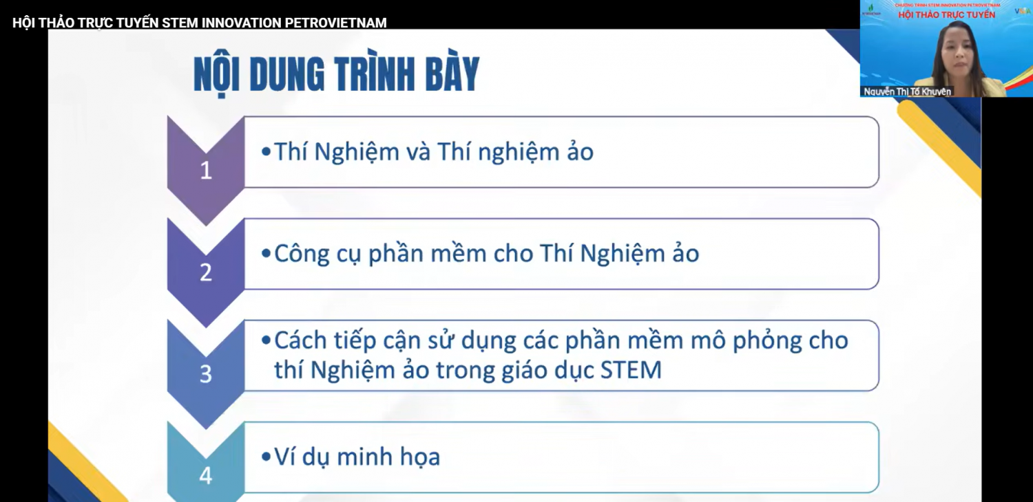 Petrovietnam lan tỏa đổi mới sáng tạo qua tập huấn thí nghiệm ảo trong giáo dục STEM