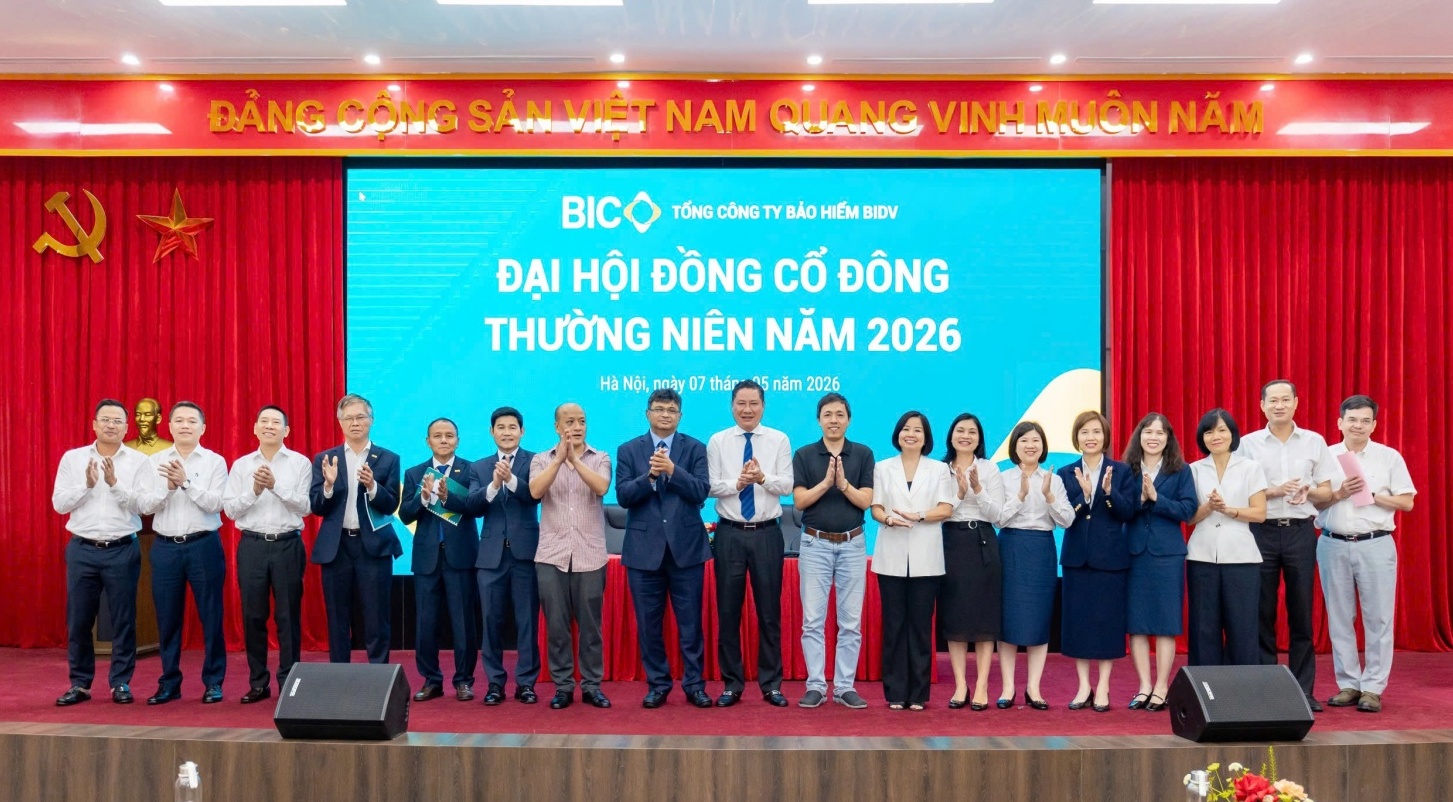 ĐHĐCĐ thường niên BIC 2026: Lợi nhuận tăng trưởng, chi trả cổ tức vượt kế hoạch