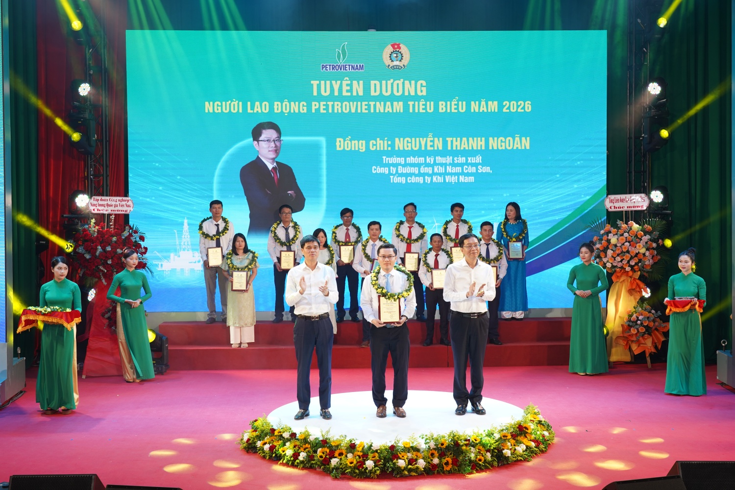 Anh Nguyễn Thanh Ngoãn - Trưởng nhóm kỹ thuật sản xuất, Công ty Đường ống Khí Nam Côn Sơn