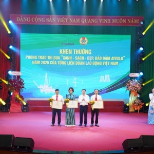 Người lao động PV GAS được vinh danh “Người lao động Petrovietnam tiêu biểu” năm 2026