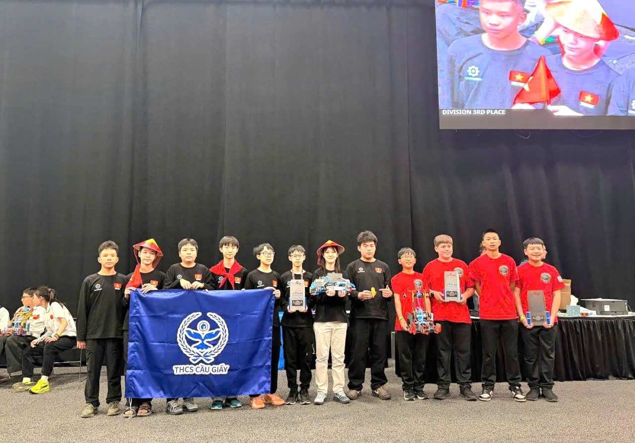 Từ đấu trường robotics thế giới, học sinh Việt Nam thêm tự tin bước vào kỷ nguyên công nghệ