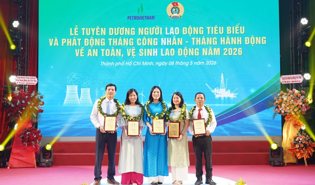 Những điển hình PVOIL được vinh danh “Người lao động Petrovietnam tiêu biểu”