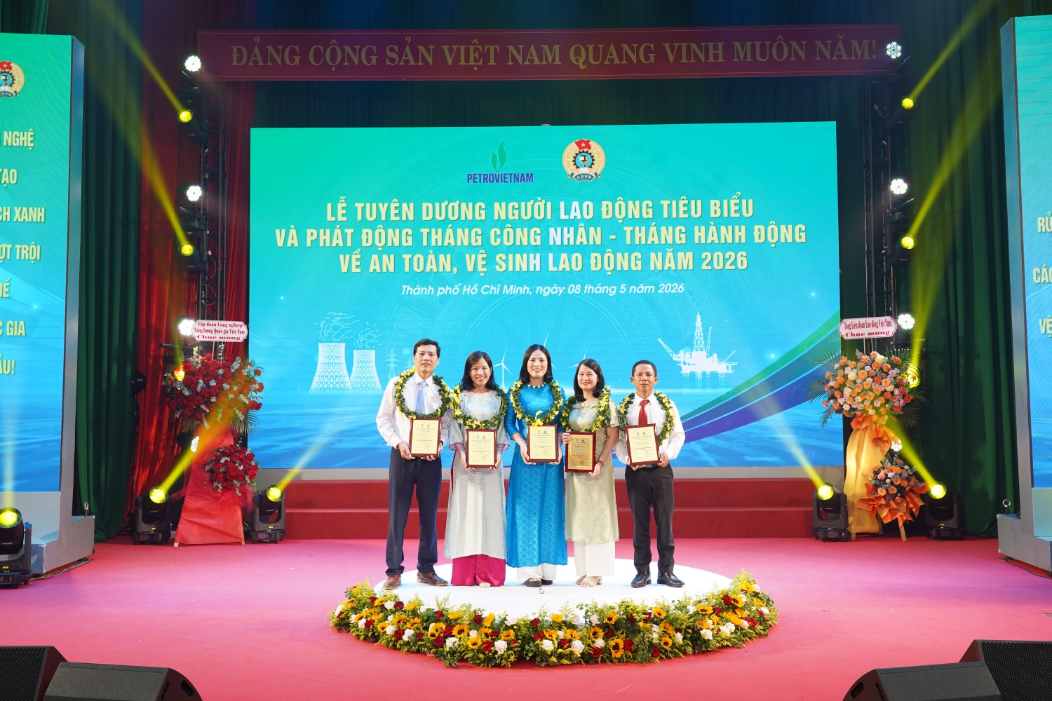 Các gương điển hình PVOIL được tuyên dương “Người lao động Petrovietnam tiêu biểu” năm 2026