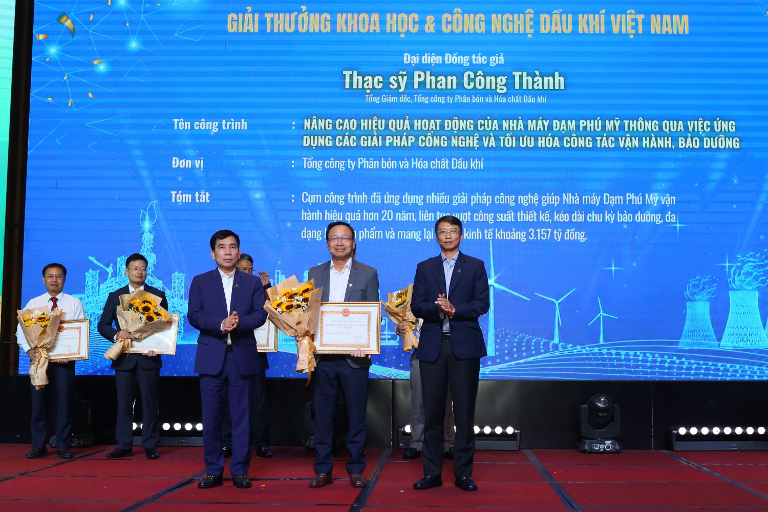 PVFCCo   Phú Mỹ “thắng giải” KHCN Dầu khí VN với giá trị làm lợi 3.157 tỷ đồng