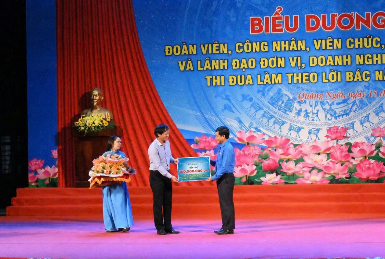 BSR chung tay cùng Quỹ từ thiện Công đoàn tỉnh Quảng Ngãi thực hiện chương trình “Mái ấm Công đoàn”