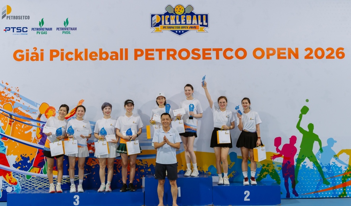 PETROSETCO tổ chức Giải Pickleball mở rộng 2026 chào mừng 30 năm thành lập