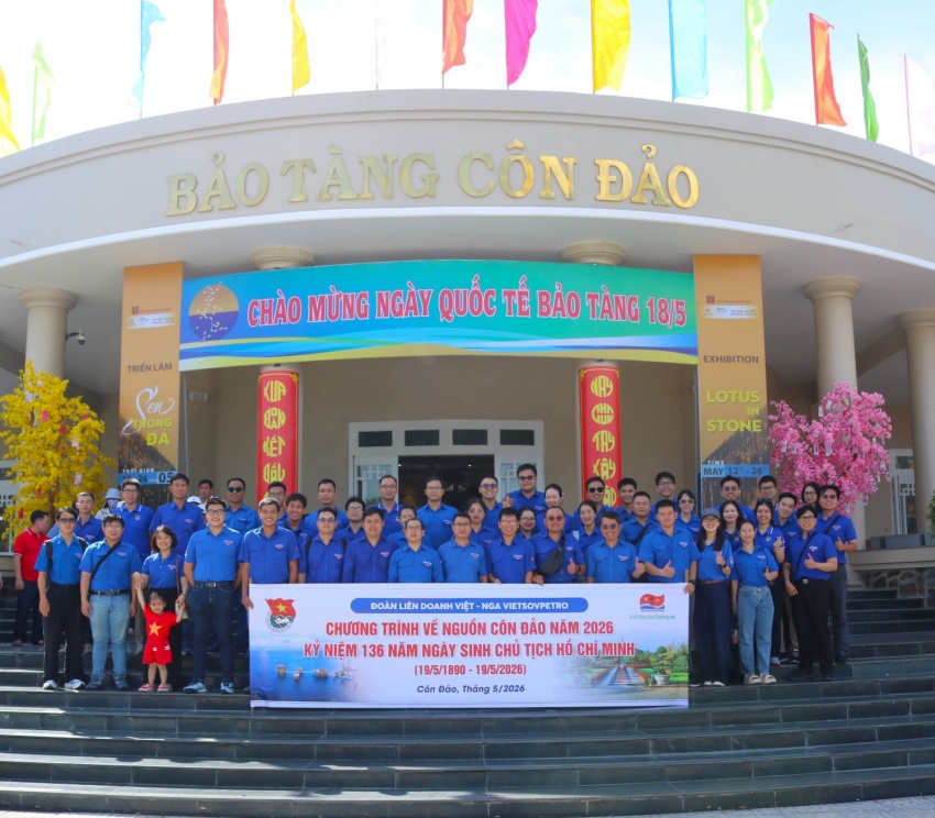 Tuổi trẻ Vietsovpetro về nguồn tại Côn Đảo - Hành trình tri ân, bồi đắp lý tưởng và trách nhiệm
