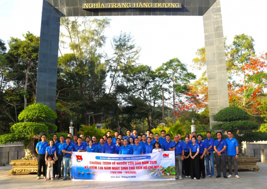 Tuổi trẻ Vietsovpetro về nguồn tại Côn Đảo - Hành trình tri ân, bồi đắp lý tưởng và trách nhiệm