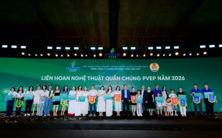 Liên hoan Nghệ thuật quần chúng PVEP 2026: Khát vọng tuổi mới - Vững bước vươn xa