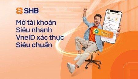 SHB tích hợp xác thực sinh trắc học qua VNeID: Mở tài khoản trực tuyến không cần NFC