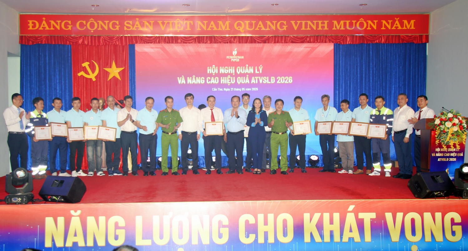 PVPGB tổ chức thành công Hội nghị ATVSLĐ năm 2026 PVPGB tổ chức thành công Hội nghị Quản lý và nâng cao hiệu quả công tác ATVSLĐ năm 2026