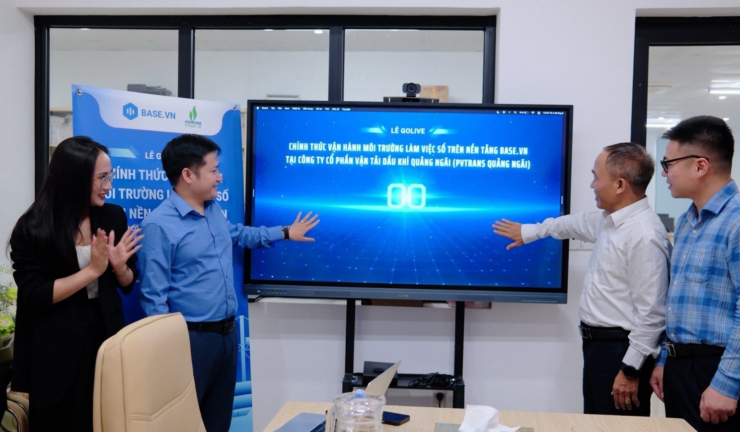 PVTrans Quảng Ngãi chính thức vận hành môi trường làm việc số trên nền tảng Base.vn