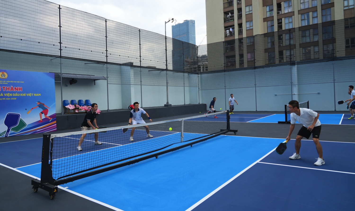 Khánh thành sân pickleball nhân kỷ niệm 48 năm thành lập Viện Dầu khí Việt Nam