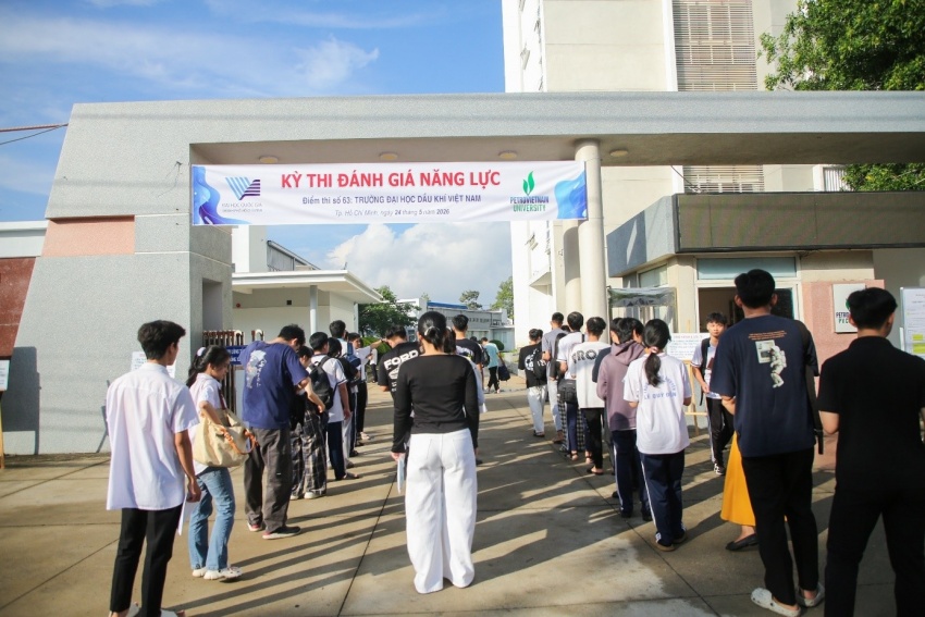 PVU tổ chức thành công điểm thi số 63, Kỳ thi Đánh giá năng lực ĐHQG-HCM đợt 2 năm 2026