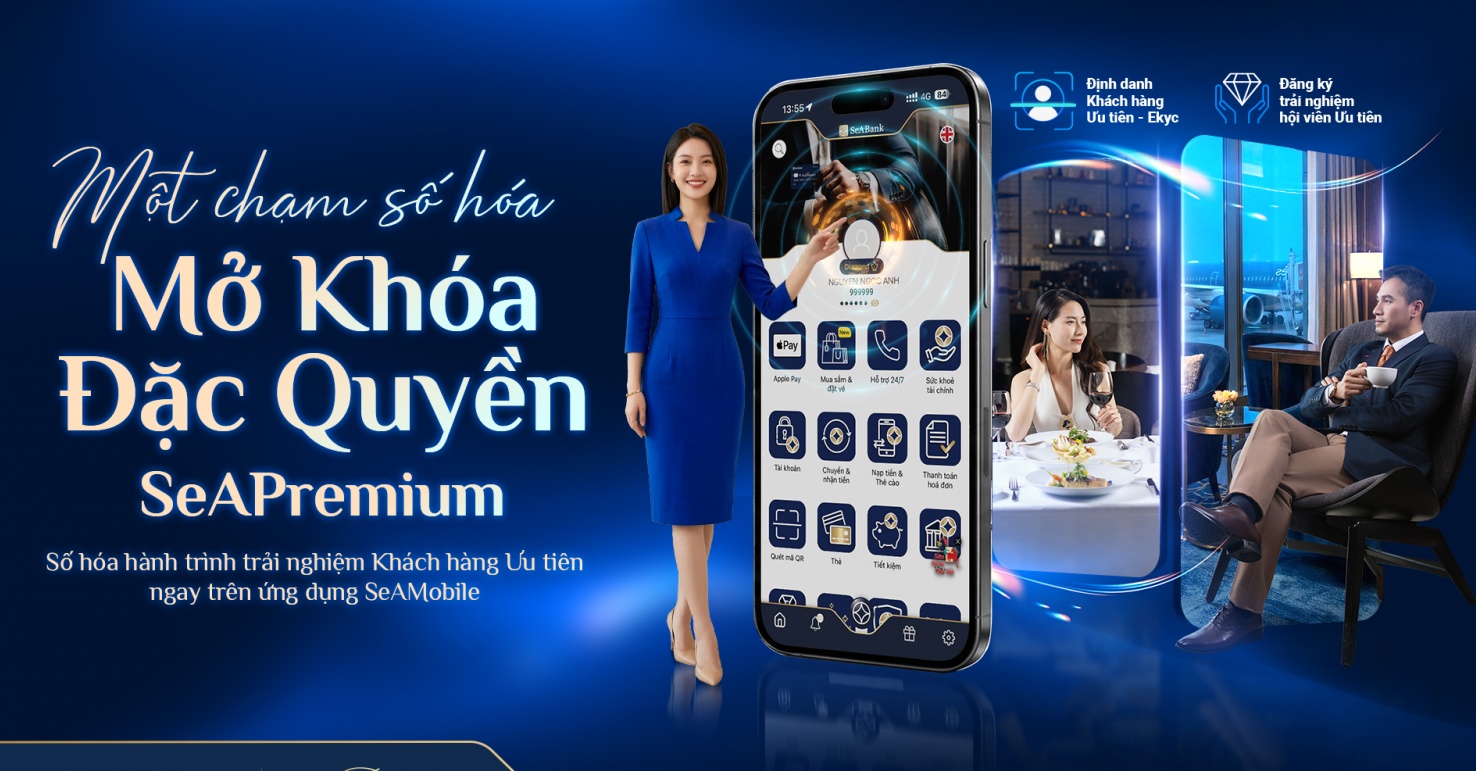 SeABank ra mắt 3 tính năng mới dành cho Khách hàng Ưu tiên trên SeAMobile