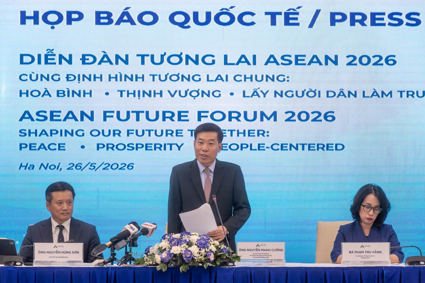 AFF 2026: "Hòa bình, Thịnh vượng, lấy Người dân làm trung tâm"
