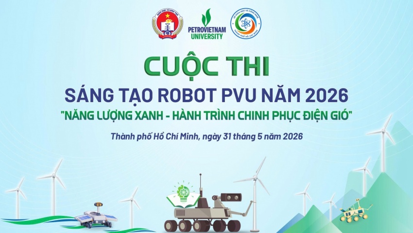 134 đội đua sẽ tranh tài tại cuộc thi sáng tạo Robot PVU năm 2026: Hành trình chinh phục điện gió 134 đội đua sẽ tranh tài tại cuộc thi sáng tạo Robot PVU năm 2026: Hành trình chinh phục điện gió