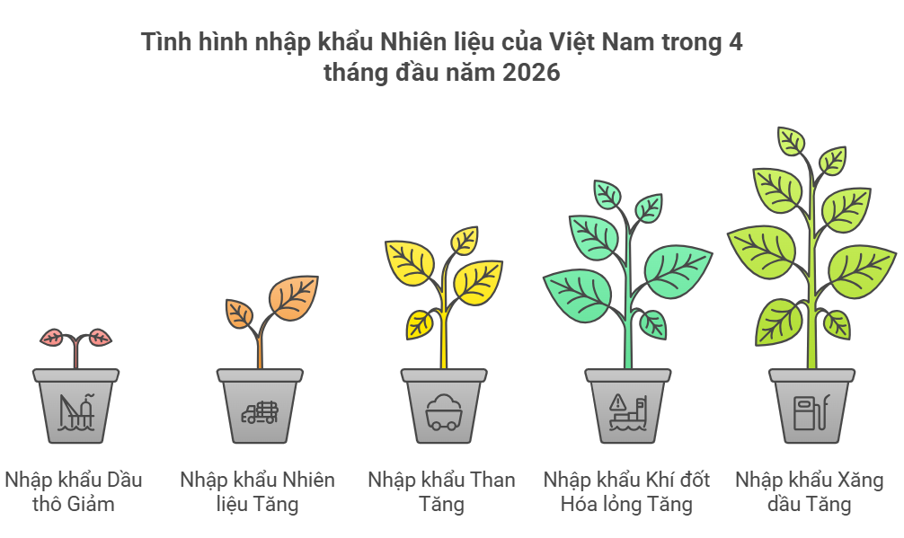 Nhập khẩu dầu thô giảm mạnh, tín hiệu tích cực từ gia tăng khai thác trong nước