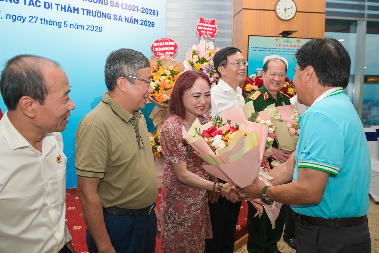 [Chùm ảnh] CLB Dầu khí Trường Sa kỷ niệm 5 năm thành lập, tiếp nối hành trình bảo vệ chủ quyền Tổ quốc
