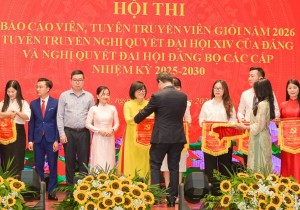 Đại diện Petrovietnam góp mặt tại vòng chung khảo Hội thi "Báo cáo viên, tuyên truyền viên giỏi Bộ Tài chính" năm 2026