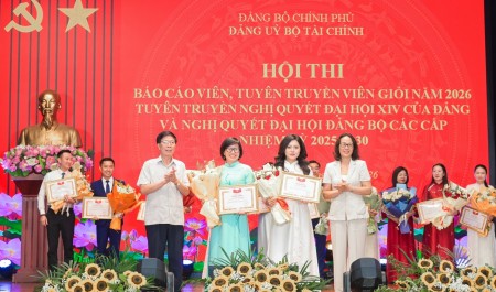 Petrovietnam đạt giải Nhì Hội thi Báo cáo viên, Tuyên truyền viên giỏi trong Đảng bộ Bộ Tài chính năm 2026