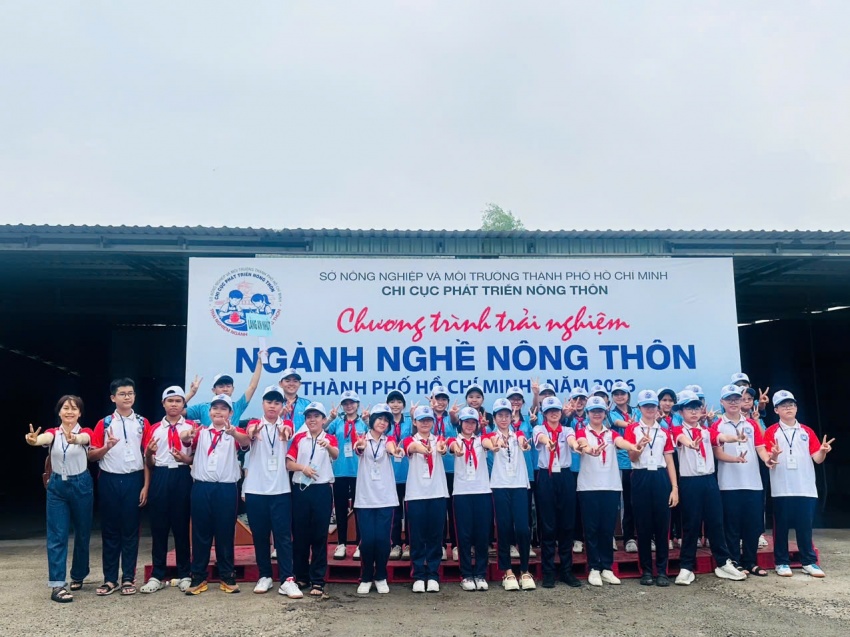TP HCM: Khởi động chương trình trải nghiệm ngành nghề nông thôn năm 2026 cho học sinh THCS
