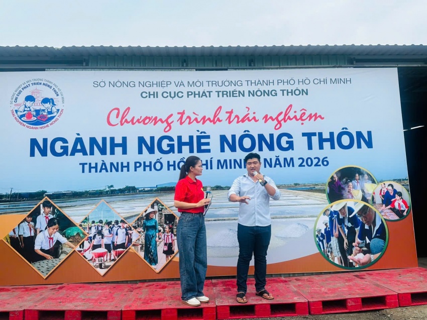 TP HCM: Khởi động chương trình trải nghiệm ngành nghề nông thôn năm 2026 cho học sinh THCS