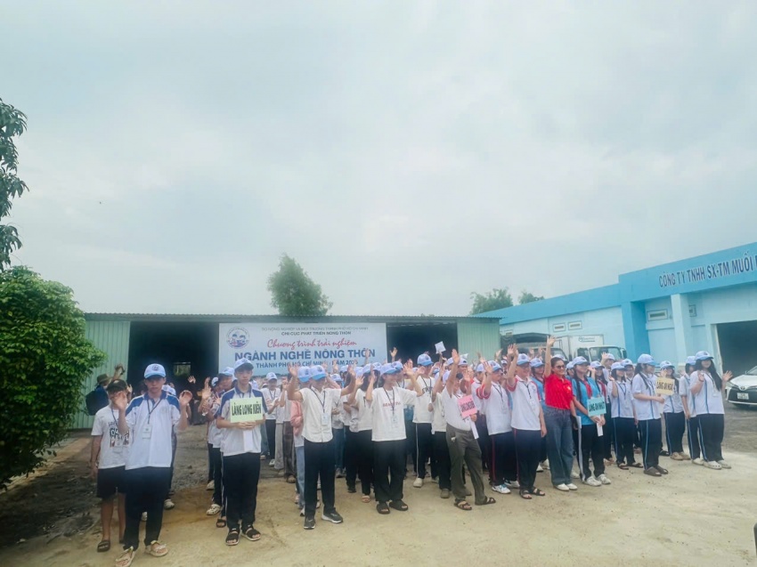 TP HCM: Khởi động chương trình trải nghiệm ngành nghề nông thôn năm 2026 cho học sinh THCS