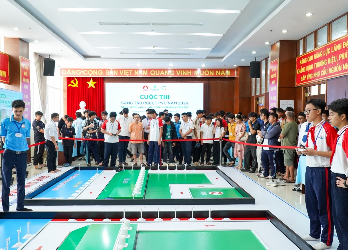 Sôi nổi vòng loại Cuộc thi Robot PVU năm 2026
