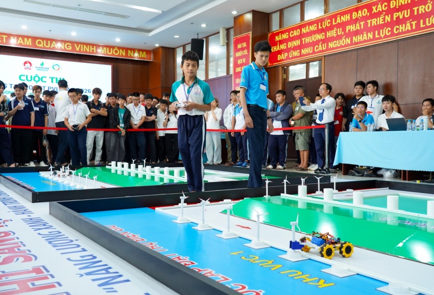 Sôi nổi vòng loại Cuộc thi Robot PVU năm 2026