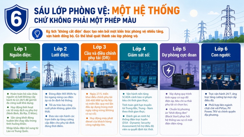 Nắng nóng phá kỷ lục phụ tải lịch sử và kỳ tích bảo đảm điện hè 2026 - Bài 1: Bản lĩnh điều hành Nắng nóng phá kỷ lục phụ tải lịch sử và kỳ tích bảo đảm điện hè 2026 - Bài 1: Bản lĩnh điều hành