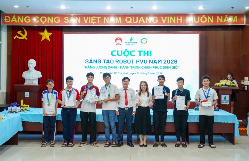 STEM Innovation Petrovietnam: Khơi nguồn đam mê khoa học đỉnh cao tại Sáng tạo Robot PVU 2026