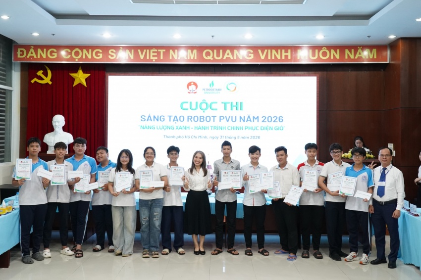 STEM Innovation Petrovietnam: Khơi nguồn đam mê khoa học đỉnh cao tại Sáng tạo Robot PVU 2026