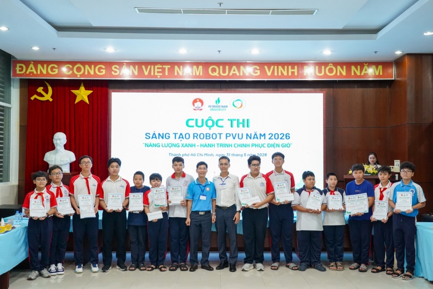 STEM Innovation Petrovietnam: Khơi nguồn đam mê khoa học đỉnh cao tại Sáng tạo Robot PVU 2026