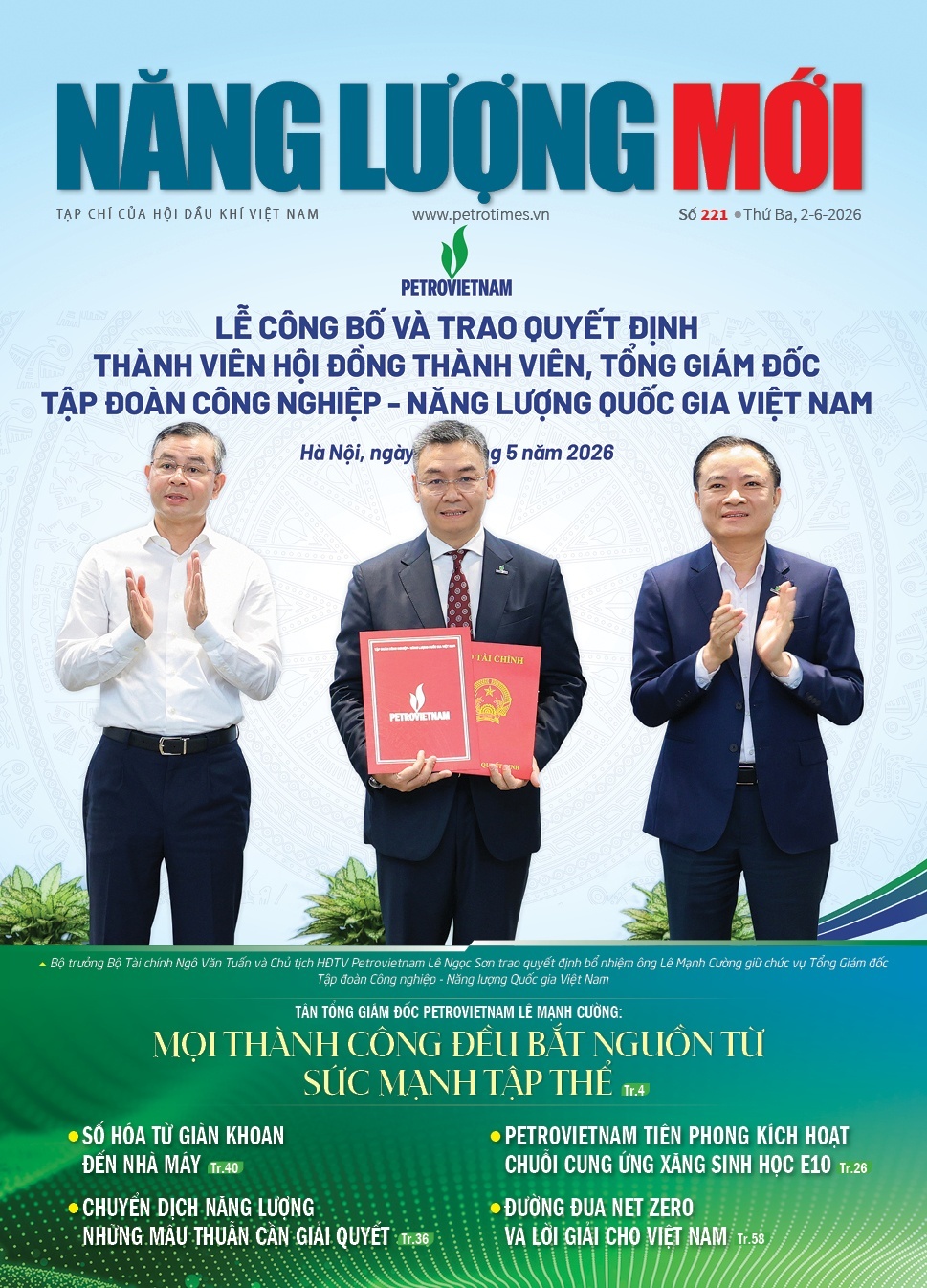 Đón đọc Tạp chí Năng lượng Mới số 221, phát hành thứ Ba ngày 2/6/2026