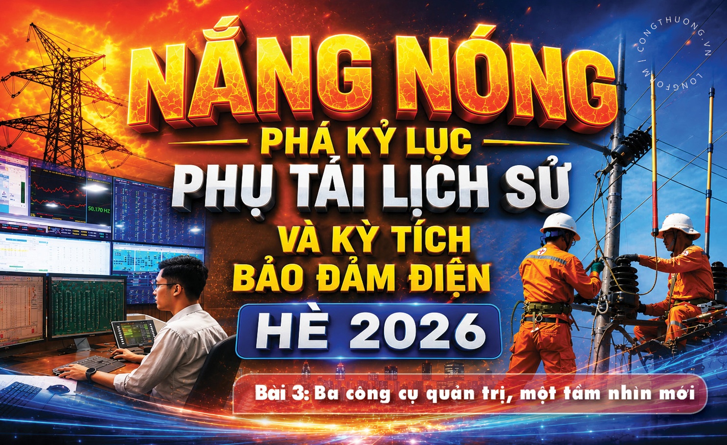 Nắng nóng phá kỷ lục phụ tải lịch sử và kỳ tích bảo đảm điện hè 2026 - Bài 3: Ba công cụ quản trị, một tầm nhìn mới