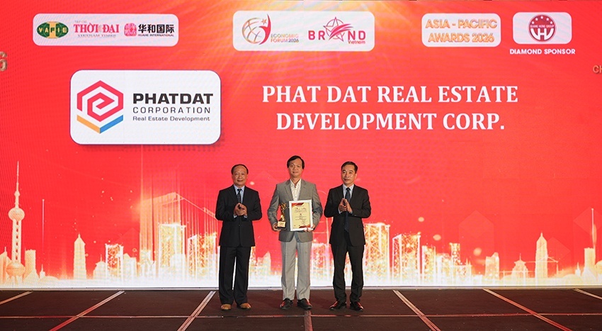 Phát Đạt nhận giải Top 10 Thương hiệu Tiêu biểu Châu Á - Thái Bình Dương 2026 Phát Đạt nhận giải Top 10 Thương hiệu Tiêu biểu Châu Á - Thái Bình Dương 2026