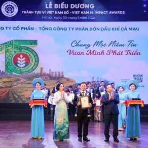 PVCFC - Doanh nghiệp phân bón duy nhất được vinh danh toàn diện tại Vietnam I4 Impact Awards 2026