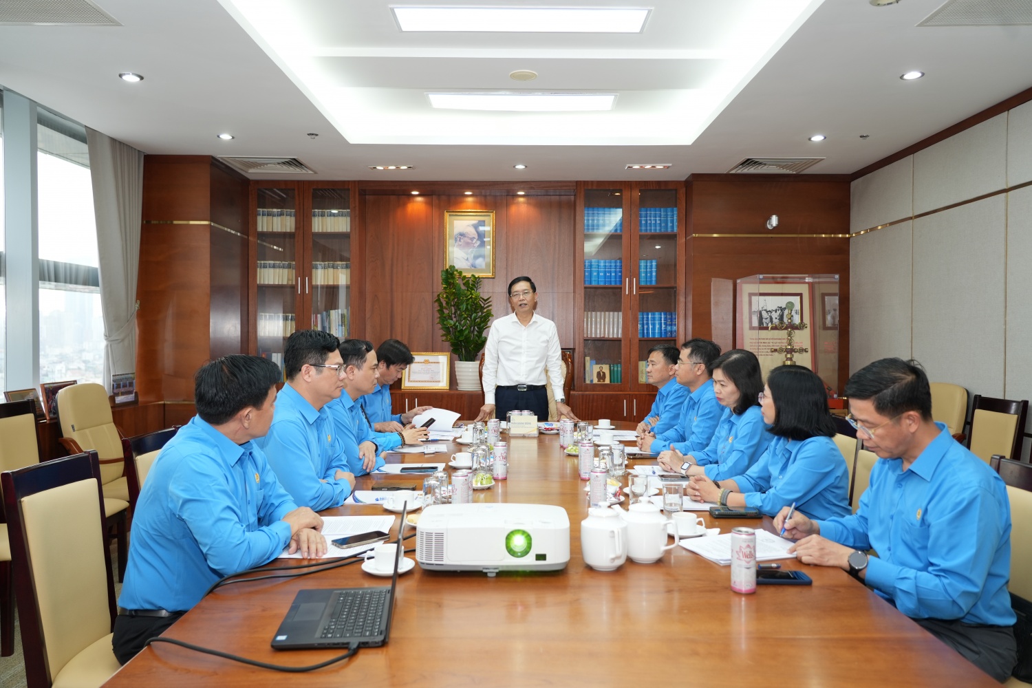 Công đoàn Petrovietnam gặp mặt đoàn đại biểu dự Đại hội Công đoàn Việt Nam lần thứ XIV