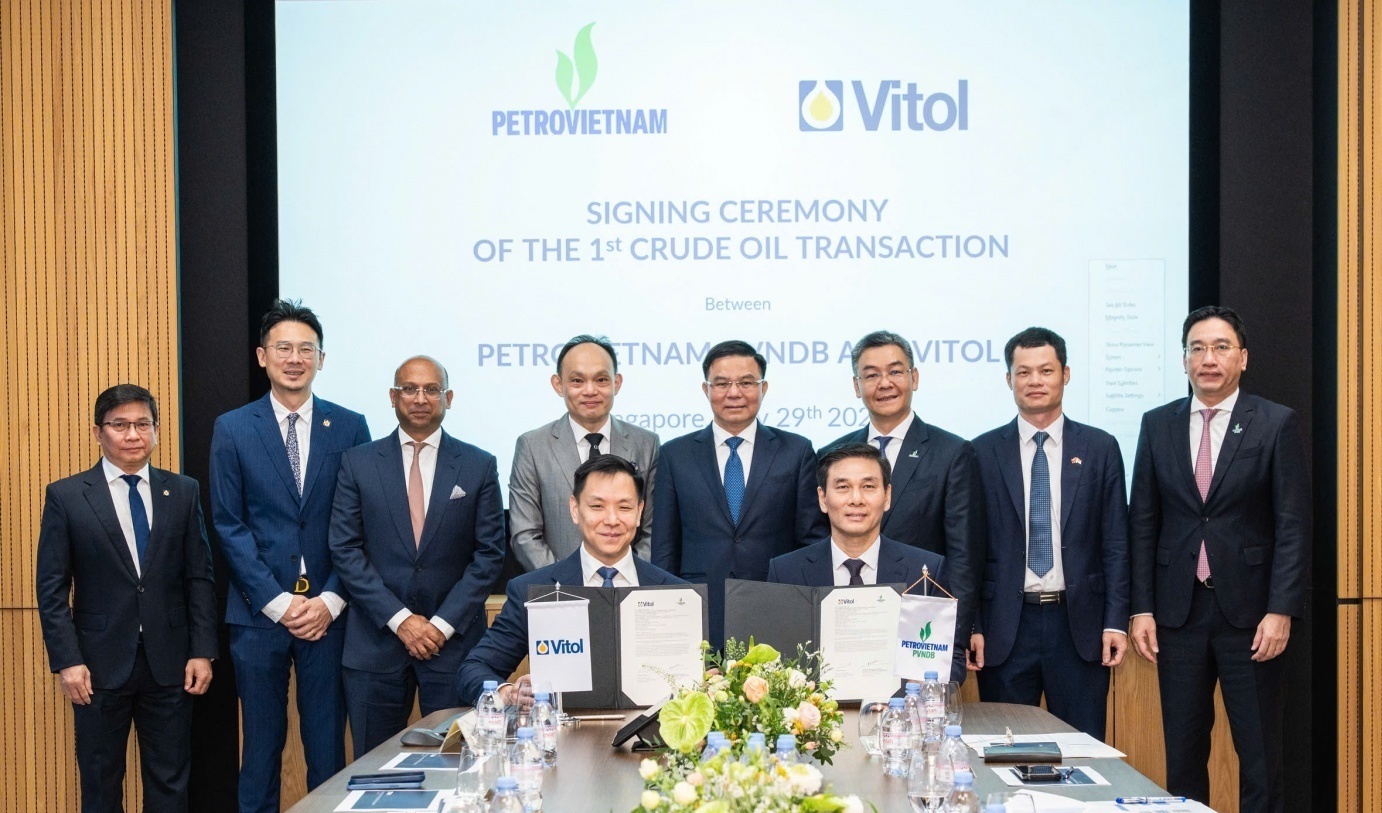 Petrovietnam và Vitol Asia Pte. Ltd. (Vitol) thúc đẩy hợp tác trong lĩnh vực năng lượng