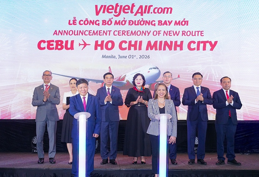 Vietjet mở đường bay thẳng TP HCM - Cebu, tăng cường kết nối chiến lược giữa Việt Nam và Philippines