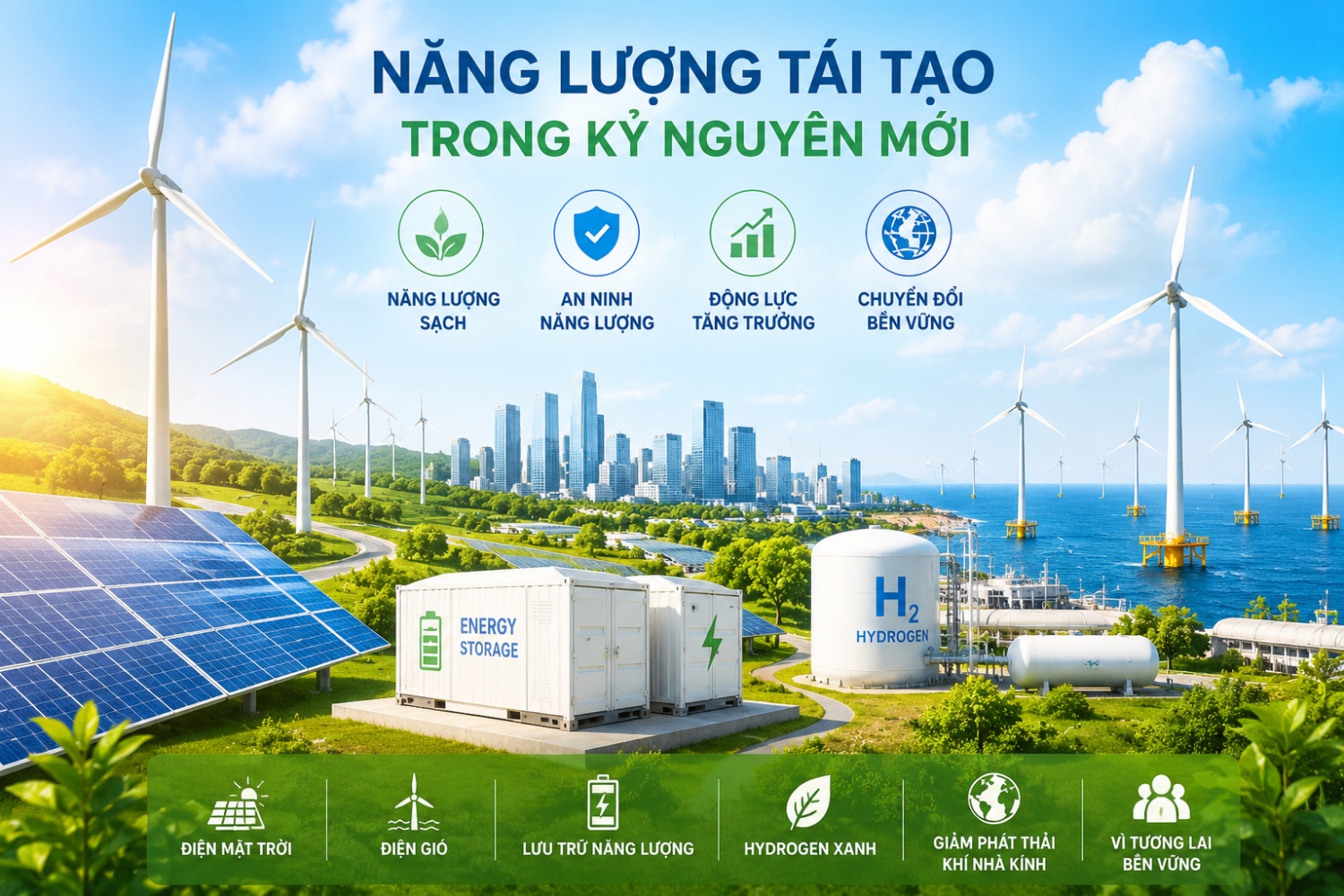 Bài 1: Năng lượng tái tạo không chỉ là câu chuyện môi trường