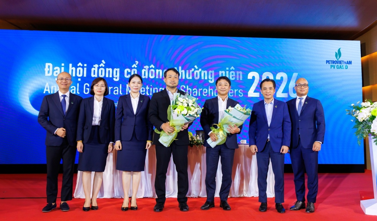ĐHĐCĐ thường niên 2026: PV GAS D hoàn thành vượt mức kế hoạch, chia cổ tức bằng tiền tỷ lệ 10%