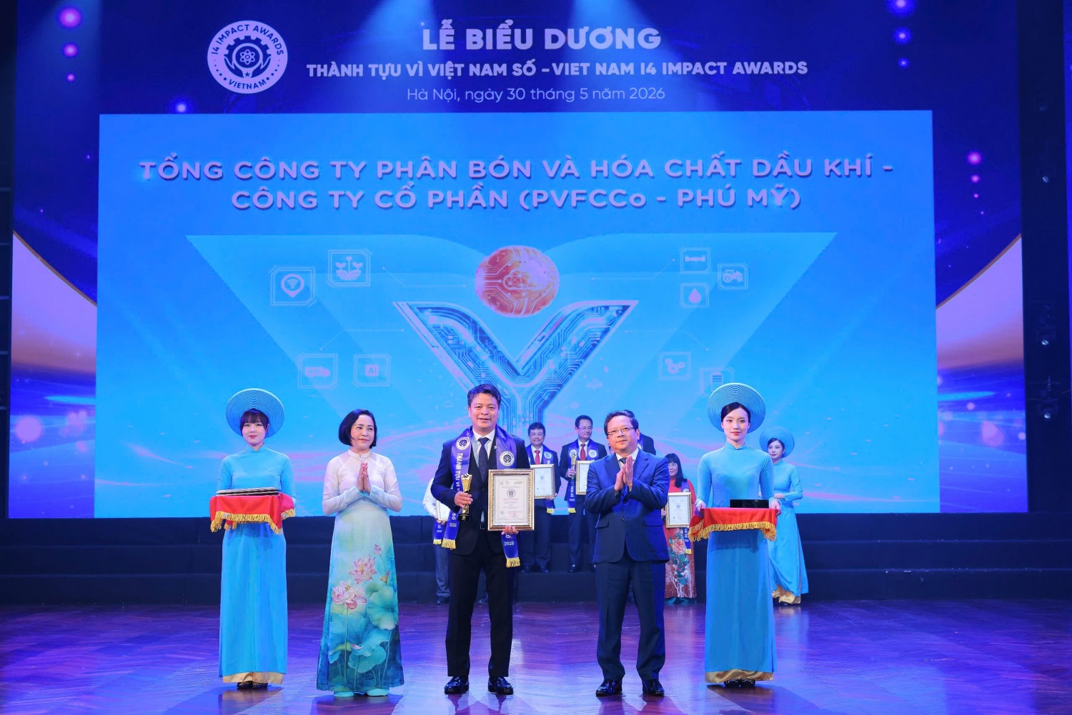 PVFCCo - Phú Mỹ lập “cú đúp” tại Vietnam I4 Impact Awards 2026