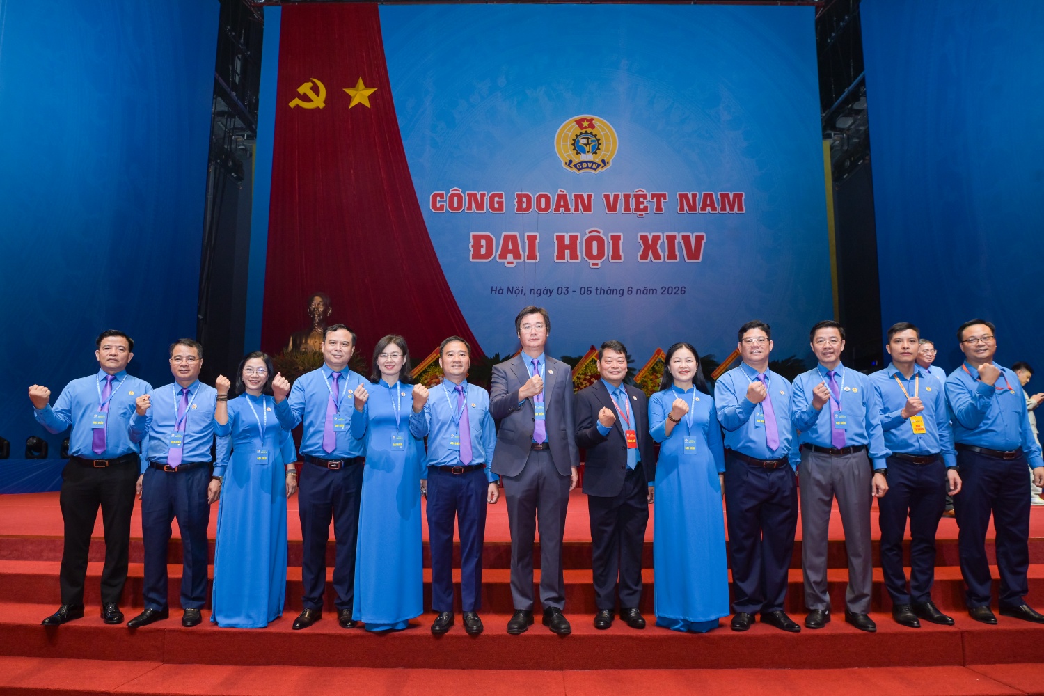 Đoàn Đại biểu Công đoàn Petrovietnam tại Đại hội Công đoàn Việt Nam lần thứ XIV nhiệm kỳ 2026–2031