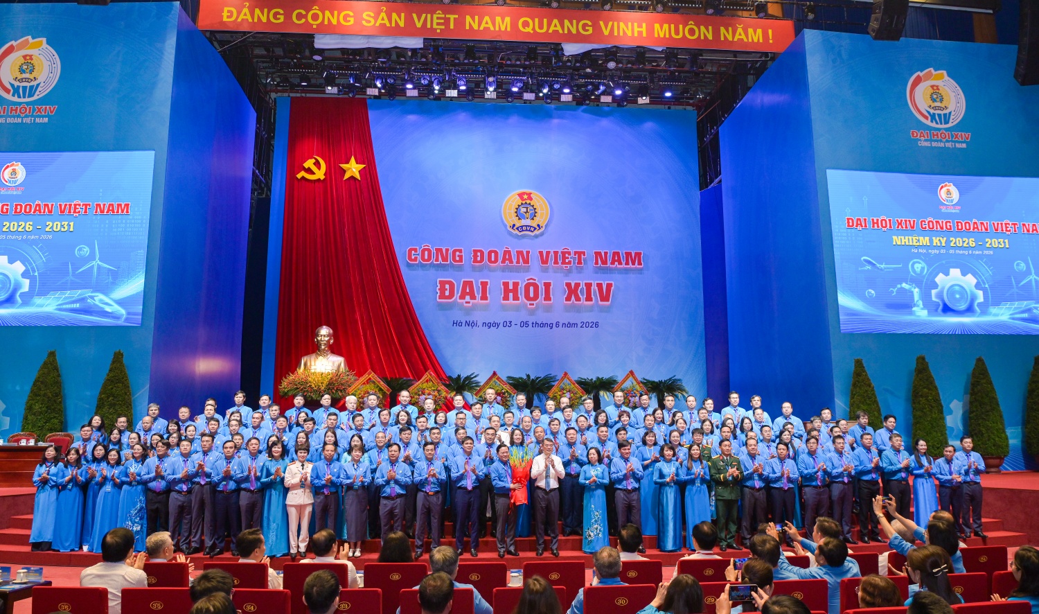 Đại hội XIV Công đoàn Việt Nam thành công tốt đẹp, mở ra nhiệm kỳ mới của đổi mới và phát triển